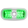 Trux Accessories TRUX LED Interior Projector 7-Color Dome and Map Light for Peterbilt - (Chrome) - TLED-IR10