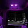 Trux Accessories LED Interior Projector 7-Color Dome and Map Light for Peterbilt - Black