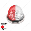 United Pacific 17 LED Double Fury Watermelon Light with Low Profile Stainless Steel Bezel - Red/White