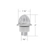 United Pacific 4 LED 3/4" Mini Watermelon Double Fury Light with Clear Lens