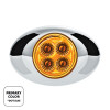United Pacific 4 LED Double Fury Light - Amber/White