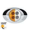 United Pacific 4 LED Double Fury Light - Amber/White