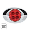 United Pacific 4 LED Double Fury Light - Red/Blue