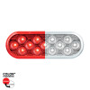 United Pacific Double Fury Oval Light- Red (13 Diodes)