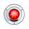 United Pacific GloLight Watermelon Sleeper Bunk Kit, Stainless Steel Bezel- Red (9 Diodes)