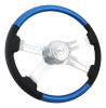 Steering Creations 18" Steering Wheel- Classic Combo/Blue