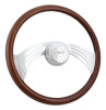 Steering Creations 18" Wood Rim Steering Wheel- Flight