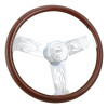 Steering Creations 18" Wood Rim Steering Wheel-