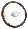 Steering Creations 18" Wood Rim Steering Wheel- Saber