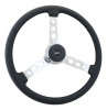 Steering Creations 20" Black Leather Rim Steering Wheel- "Old School"
