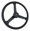 Steering Creations 20" Black Leather Rim Steering Wheel- "Hoss"