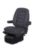 Bostrom Wide Ride Leather Seat with Serta - Black