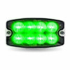 Trux Accessories Dual Solid Color Directional LED Slim Surface Strobe Light – (Amber/Green)