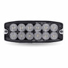 Trux Accessories Dual Solid Color Directional LED Slim Surface Strobe Light –  (Amber/Green)