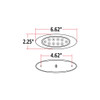 Trux Accessories TRUX Amber Marker to Pink Auxiliary Light - (10 Diodes) - TLED-G4XAPINK