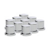 United Pacific 15/16" X 1-3/16" Chrome Frame Nut Cover - Push On (10 Pack)