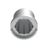United Pacific 15/16" X 1-3/16" Chrome Frame Nut Cover - Push On (10 Pack)