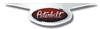 Valley Chrome Peterbilt Oval Emblem Accent with Two Extensions