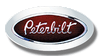 Valley Chrome Peterbilt Oval Hood Emblem Accent