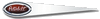 Valley Chrome Peterbilt Hood Emblem Tear Drop Accent with Cutouts