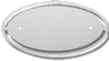 Valley Chrome Peterbilt Hood Emblem Accent - Oval with Cutouts