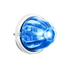 United Pacific Ultraburst Glass Watermelon Flush Mount Kit with Bulb