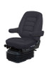 Bostrom Wide Ride with Serta- Mid-Back, Low Profile - Cloth (Black)