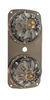 Universal Dome Light Bracket with (2) Watermelon Holes and (1) Switch Hole