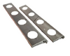 Peterbilt 589 Strapless Style Front Air Cleaner Brackets with (4) Watermelon Holes