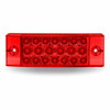 2" x 6" Red Rectangular LED Light (20 Diodes)