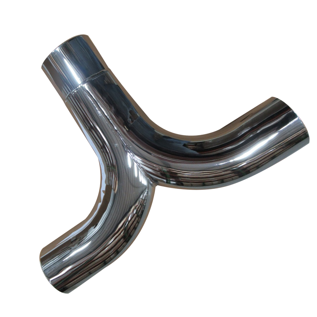 Fitzgerald Lincoln Chrome Short Chrome YPipe Fitzgerald Truck Parts