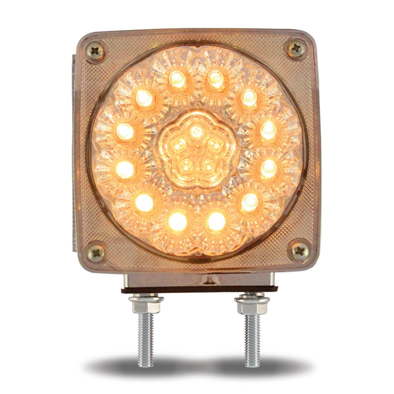 Clear Amber / Clear Red Turn Signal & Marker Double Face LED