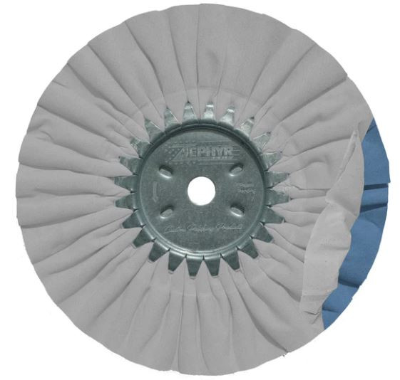 Standard Airway Buffing Wheel White/Blue