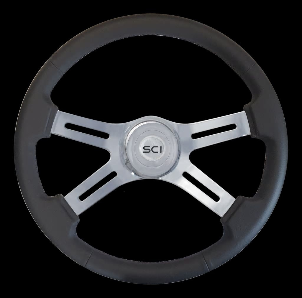 Classic Leather 18" 4 Spoke Steering Wheel