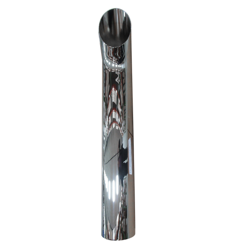 Lincoln Chrome Fitzgerald 8in Turn Out Chrome Exhaust Stack