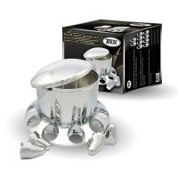 Trux Accessories Chrome/Plastic ABS Rear HubCover