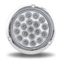 Trux Accessories Trux 4" Flanged Dual Revolution LED Light - Red/Green