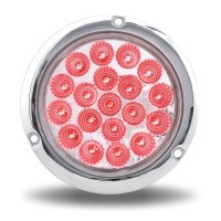 Trux Accessories Trux 4" Flanged Dual Revolution LED Light - Red/Green