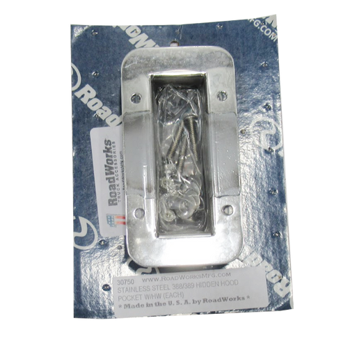 388/389 Hidden Hood Pocket Stainless Steel