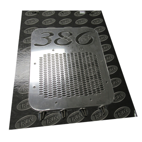Peterbilt 386 Fresh Air Intake Cover-With Logo