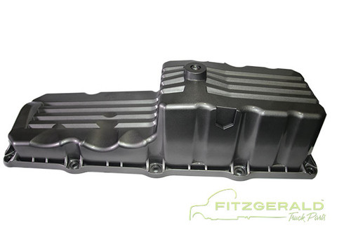 PAI Truck Parts Fitzgerald Oil Pan Detroit Series 60 Rear Sump Silver (PAI)