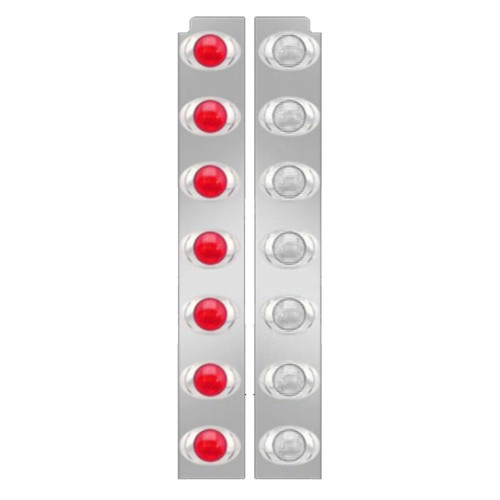 Phoenix Design Red/Clear Rear Air Cleaner Lights (7)