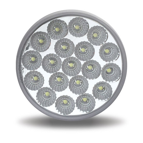 Trux Accessories TRUX 4" Dual Red/White Stop, Turn & Tail LED (19 Diodes) - TLED-4X40