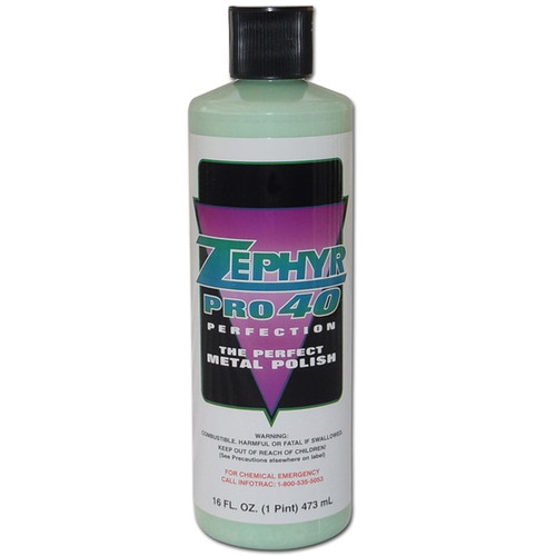 Zephyr Pro-40 Metal Polish 16 oz