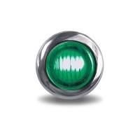 Trux Accessories TRUX 3/4" Button Light - Red/Green (2 Diodes) - TLED-BX3RG