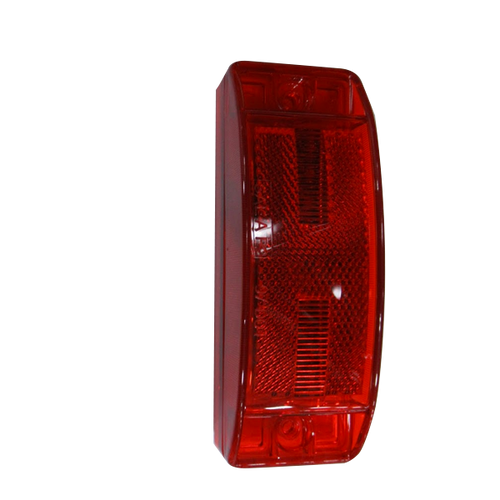 Trux Accessories 2" x 6" Reflectorized Red Trailer LED Light