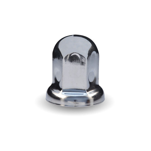 Nut Cover Chrome Metal 33mm with Flange