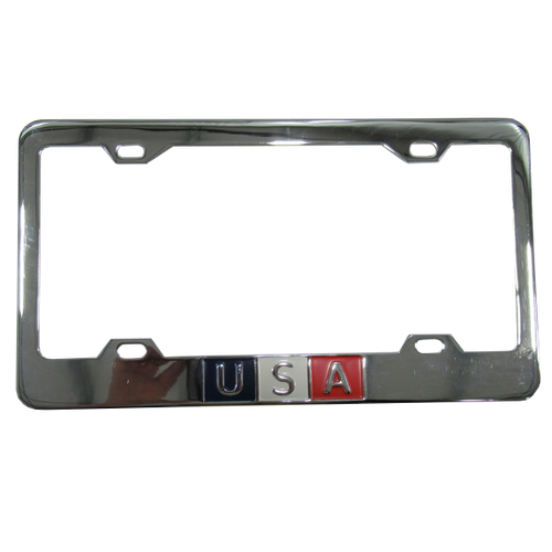 Grand Central License Plate Frame w/U.S.A.