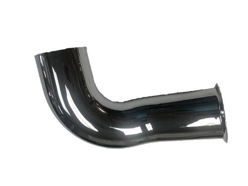 Lincoln Chrome Turbo Down Pipe - Peterbilt 389, 388, 386, DET or CAT