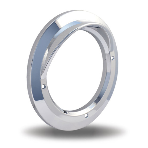 Trux Accessories 4" Chrome Screw-On Bezel